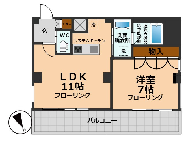 【間取り】 | ソヨカゼテラス永福町