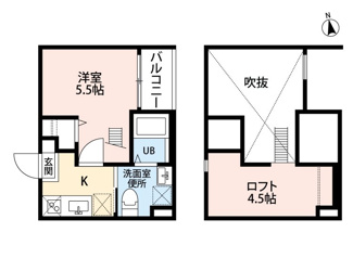 【間取り】 | リベルテ露橋