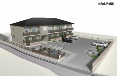 【外観パース】 | シャーメゾン石手白石