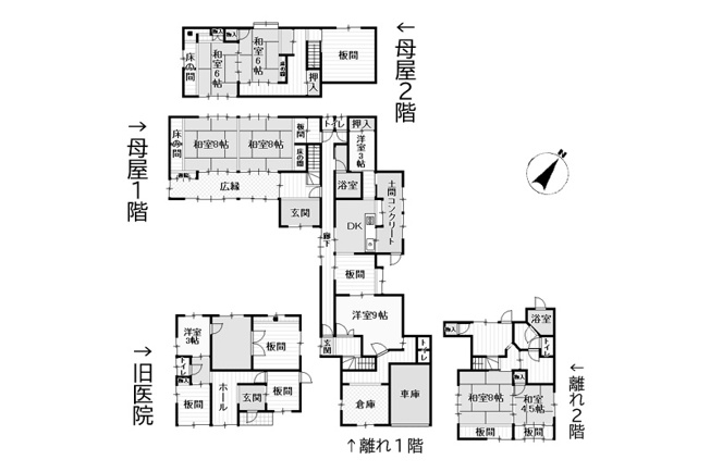 【間取り】 | 和洋折衷大正浪漫なお家（赤磐市福田）　