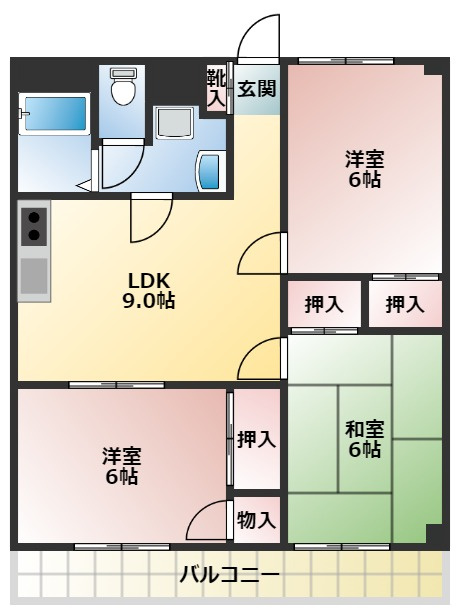 ロイヤルハイムⅠの間取り