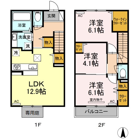 Sシュエットの間取り