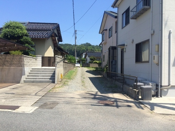 【前面道路含む現地写真】 | 松江市古志原1丁目売土地（５０００）