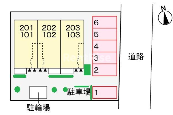 ブルックフィールドの区画図
