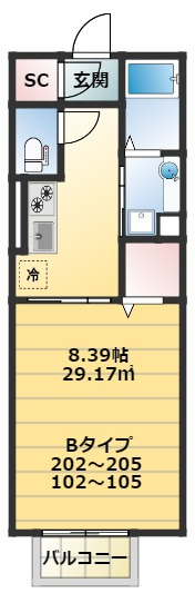 Ras Shamraの間取り|築浅物件【Ras　Shamra】