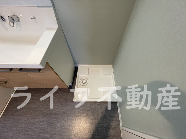 アーク八戸ノ里の洗面所|使いやすい洗面所です