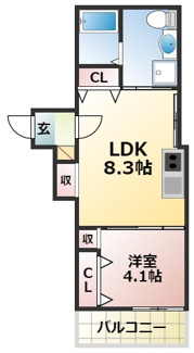 【間取り】 | マナーズハウス山科駅前Ⅱ