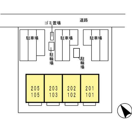 エム・セジュール　　刈谷市の賃貸ならクラスホーム刈谷店の区画図