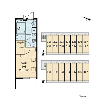 【区画図】 | フラワーコート 