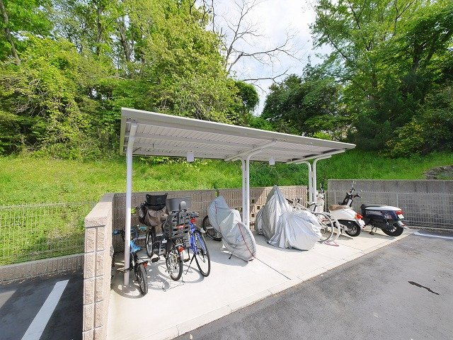 アルバⅣのその他共用部分|駐輪スペースです