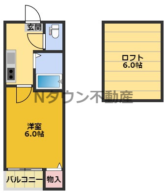 【間取り】 | loft4千種 | 間取りです。