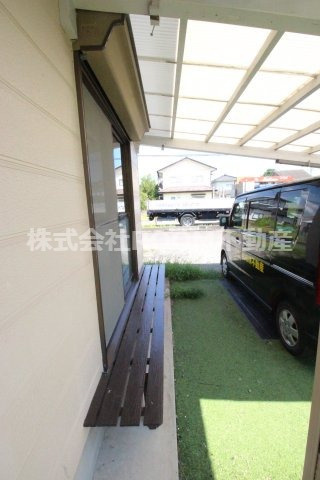 北諸県郡三股町大字蓼池の一戸建てのバルコニー|陽当たり良好なバルコニーです