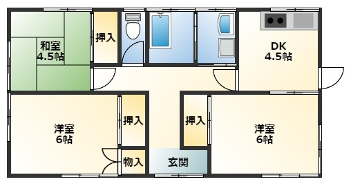 北諸県郡三股町大字蓼池の一戸建ての間取り