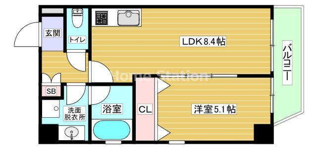 【間取り】 | フォレスト西九条