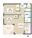 【間取り】 | 45.39㎡/2LDK【目白台ガーデン】