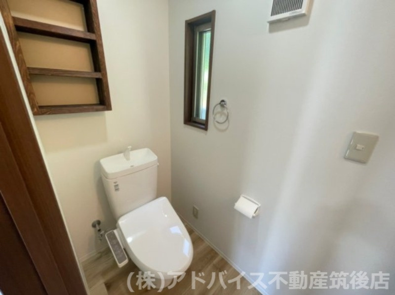 八女市吉田のアパートのトイレ