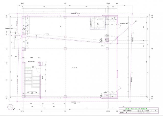 アスティオン天神西通りの区画図|アスティオン天神西通