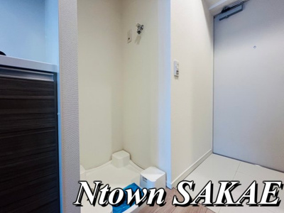 【設備】 | メイクス上前津Ⅲ | 洗濯機置き場です