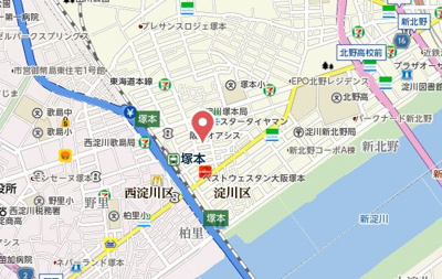 【地図】 | グランデセレジェイラ北梅田ミラージュ