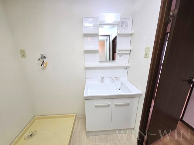 フリーダムコート 弐番館の独立洗面台