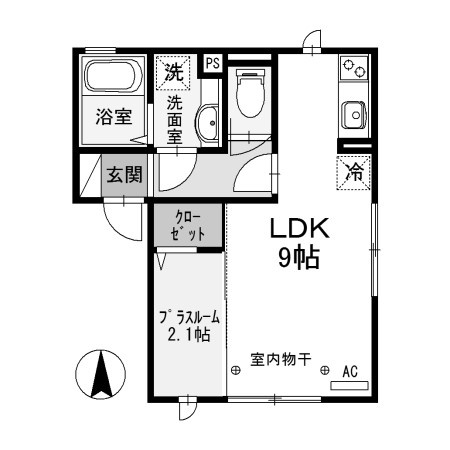 【間取り】 | ラ・ステラ太田町