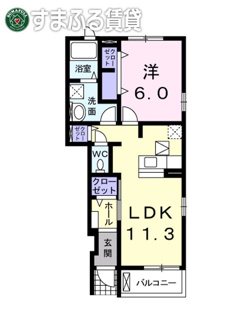 【間取り】 | ファインA　岡崎市井田町