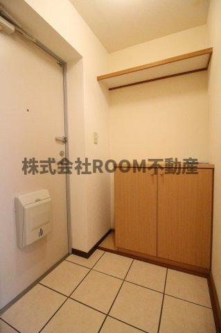 ネオハイツ宮丸のエントランス|落ち着いたエントランスです