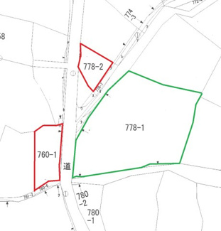 【土地図】 | うるま市江洲　畑　680.92坪