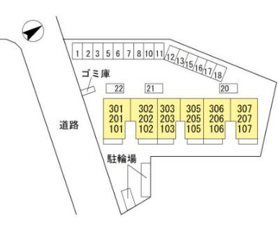 【区画図】 | abcdマンション綾園