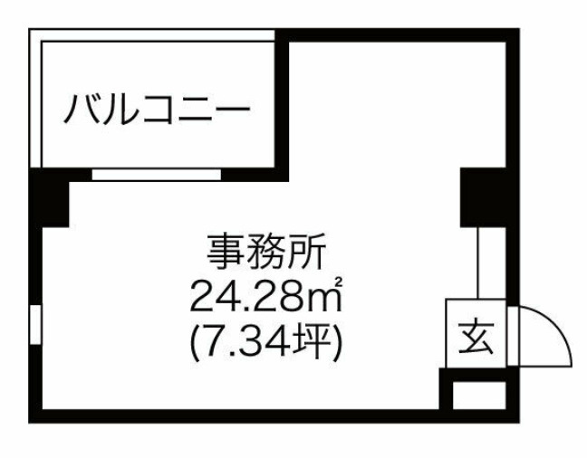 【間取り】 | 西区名駅３丁目貸事務所A1