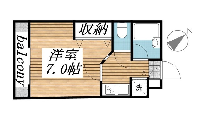 メゾンフジヨシの間取り