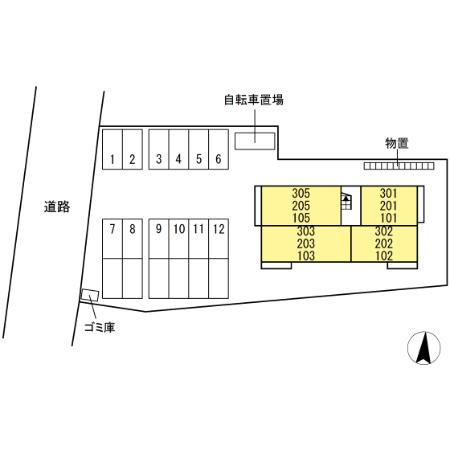 フィーノeの区画図