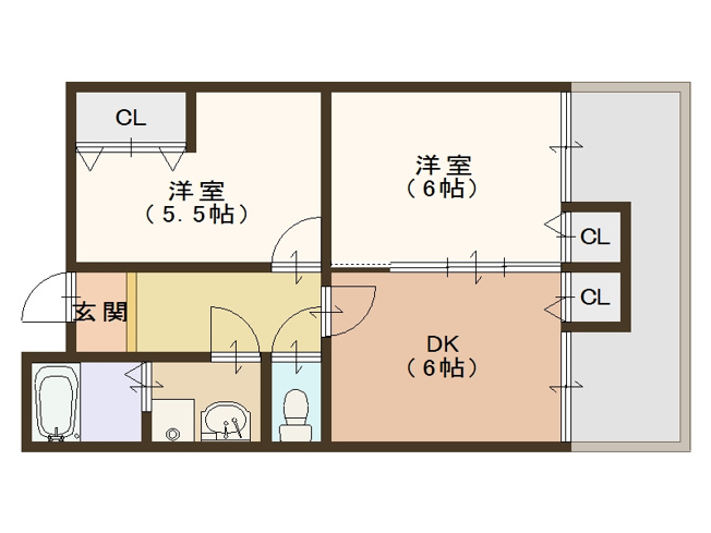 【間取り】 | サニーハイツタカヨシ