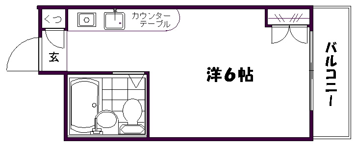 ファーランジュ西中延の間取り