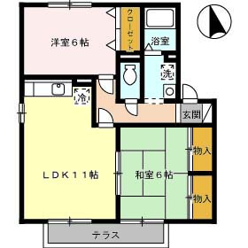 ミキカメディアマンション　A棟の間取り