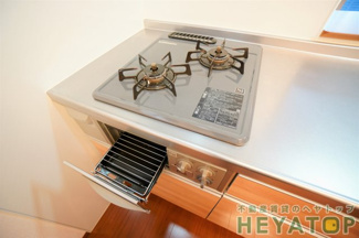 【キッチン】 | ２口ガスコンロ（同仕様写真）