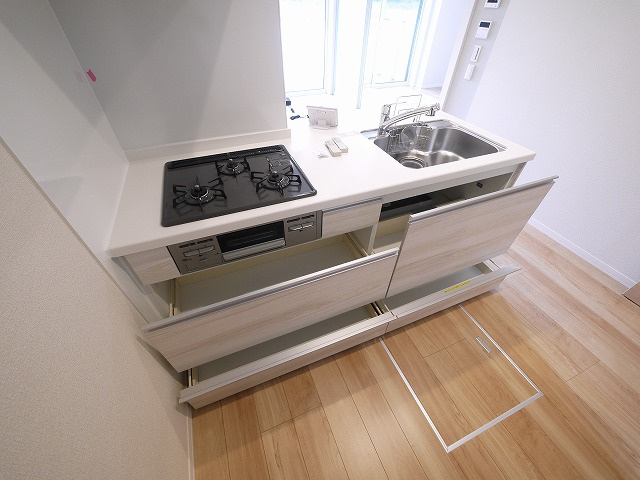 シャーメゾンＦＵＪＩＭＯＴＯⅡのキッチン