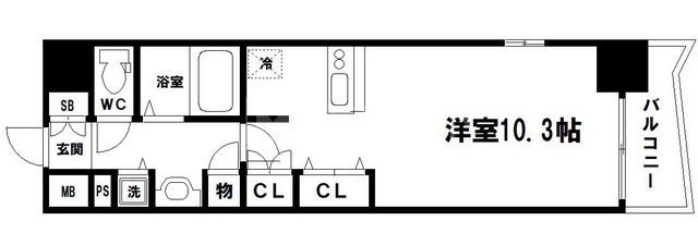 プレサンス本町プライムの間取り