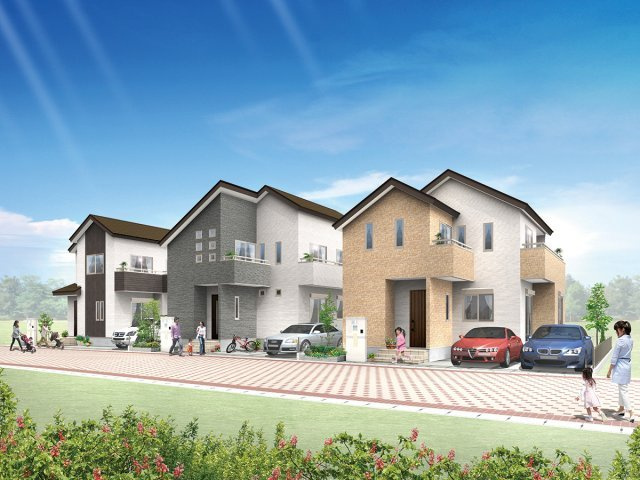 【建築条件付き土地】グラッド・タウン郡津３丁目の外観パース|■建築条件付の売り土地です♪♪
■自由設計対応の新築戸建て♪♪