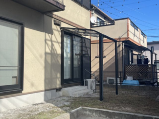 【庭】 | 金古町　中古戸建て | ■天気が悪い日でもお洗濯ができます！
