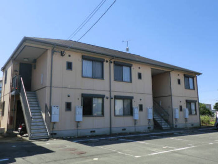 シャーメゾン桑野【キャッシュバック対象物件】の外観|外観は落ち着いています