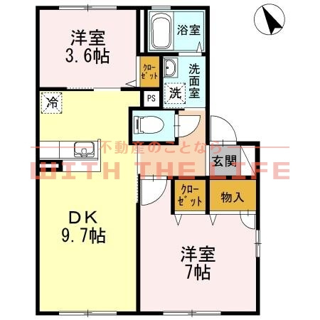 シャーメゾン桑野【キャッシュバック対象物件】の間取り