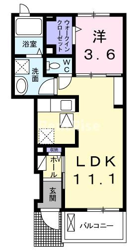 アルカンジュ北園通の間取り|間取図