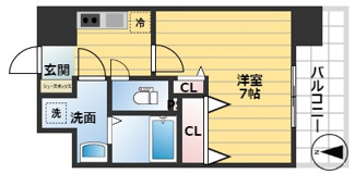 【間取り】 | ラシーヌ瓦屋町