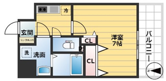 【間取り】 | ラシーヌ瓦屋町