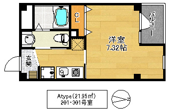 プリマヴェーラ今津の間取り