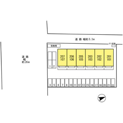 【区画図】 | カーサ・ステラ西浜