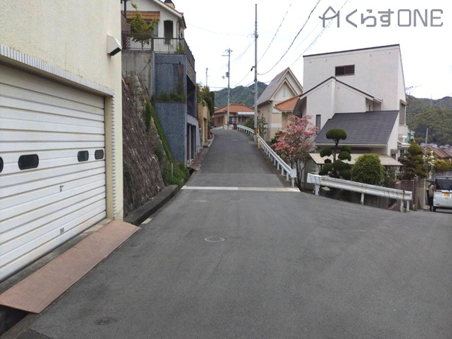 【前面道路含む現地写真】 | 姫路市梅ケ谷町／売土地