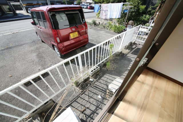 ハローユー柊のバルコニー