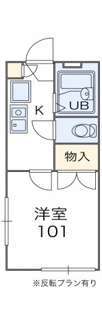 【間取り】 | レオパレスＲＡＦＦＩＮＡＴＯⅡ | 代表的な間取のため実際の間取とは異なる場合があります